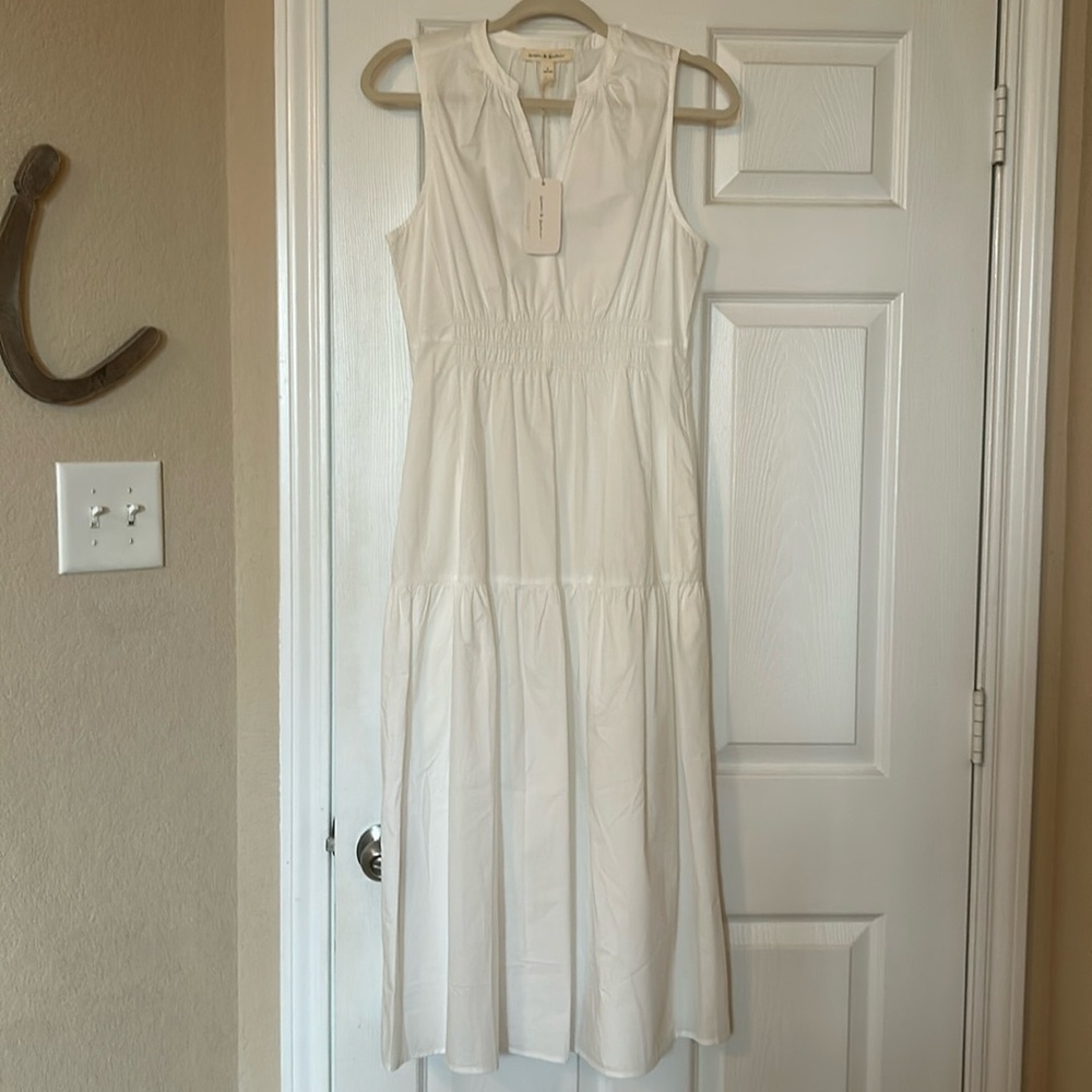 NWT Grade and Gather poplin midi dress